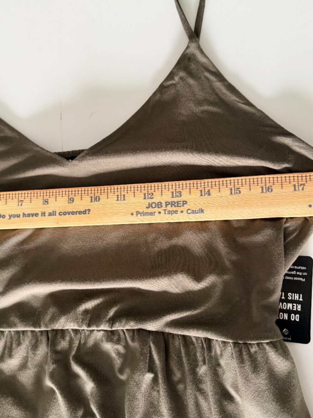 NWT EXPRESS Olive Green Maxi Cut-Out Dress Sundress Stretch Boho Beach Size Lg - Picture 4 of 8